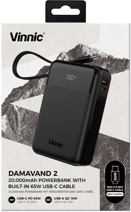 Image du produit Vinnic Damavand 2 (20000 mAh, 65 W, 77 Wh)