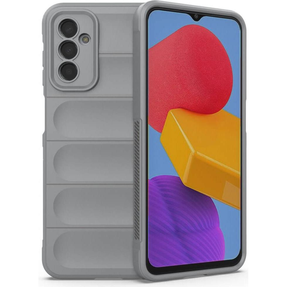 Cover-Discount Galaxy M13 - Rugged Protective Cover hellgrau (Samsung Galaxy M13), Smartphone Hülle, Grau