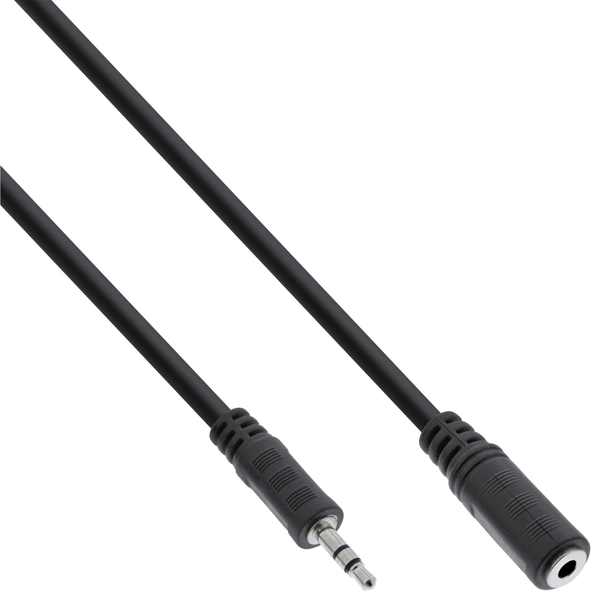 InLine Klinke Verlängerung, 3,5mm Klinke St/Bu, Stereo (10 m, 3.5mm Klinke (AUX)), Audio Kabel