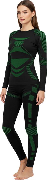 Produktbild Normani 2 x Thermooberteil Langarm Shirt Skiunterwäsche für Damen - 9873 (40, 46, L, XL)