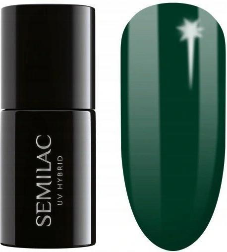 Image du produit Semilac Vernis hybride 309 Vert sapin - 7 ml (Vernis semi-permanent)