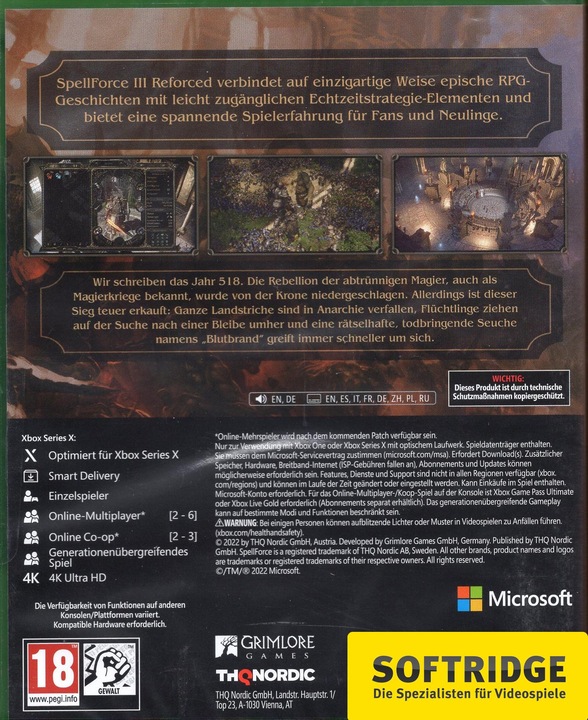 Actual product image THQ SpellForce 3 Reforced (Xbox Series X, Xbox One X, DE)