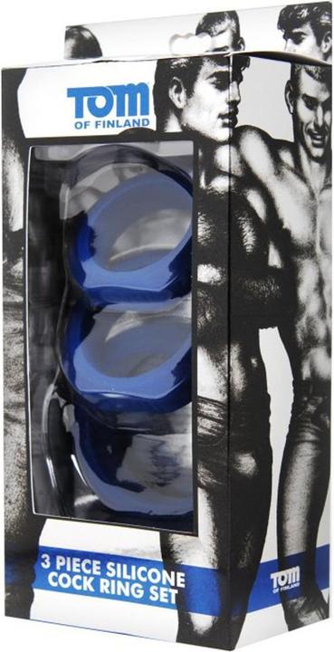 Actual product image Tom of Finland Penis ring set (3.80 cm)