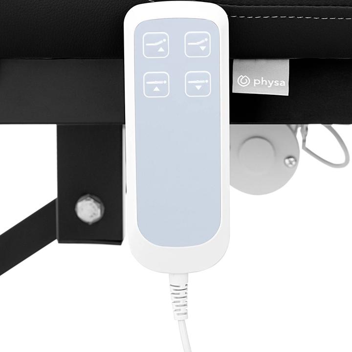 Produktbild Physa Massageliege elektrisch Massagebank Therapieliege Massagetisch 200 kg Schwarz