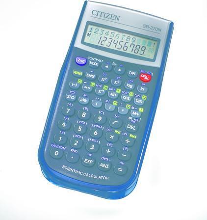 Actual product image Citizen SR-270N Calculator Pocket Scientific Calculator (Batteries, Rechargeable battery)