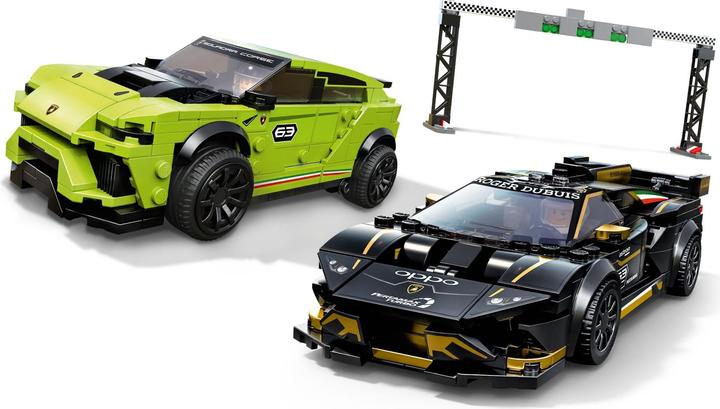 Produktbild LEGO Lamborghini Urus ST-X & Lamborghini Huracán Super Trofeo EVO (76899, LEGO Speed Champions)