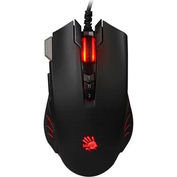A4Tech BLOODY V9m USB mouse (Kabelgebunden), Maus, Schwarz