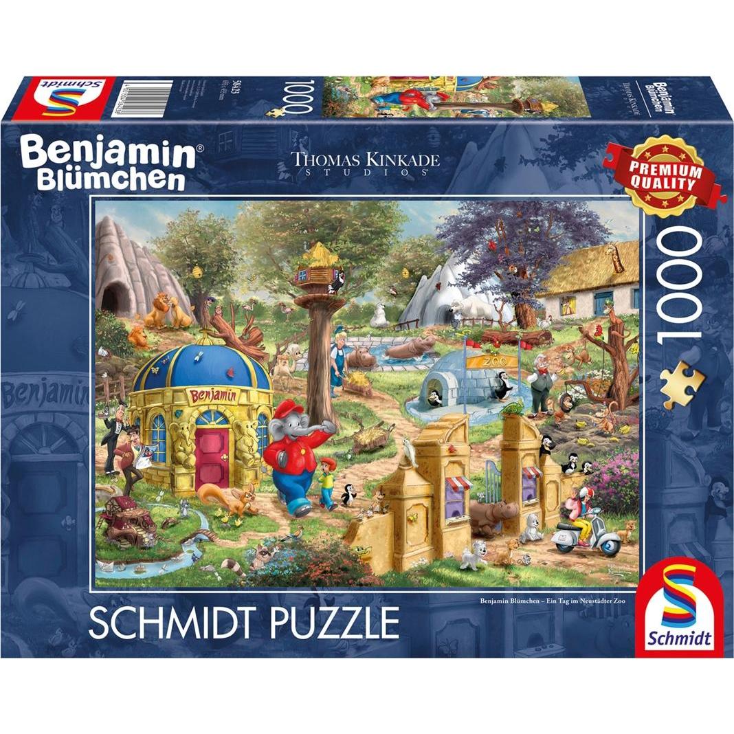 Thumbnail - Schmidt Spiele Benjamin Blümchen Ein Tag im Neustädter Zoo 1000 Teile (1000 Teile)
