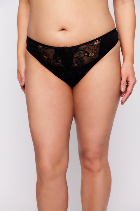 Produktbild Ulla Popken String ouvert, offener Schritt, Spitze (54)