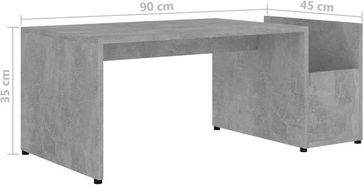 Image du produit vidaXL Couchtisch (90 x 45 x 35 cm)