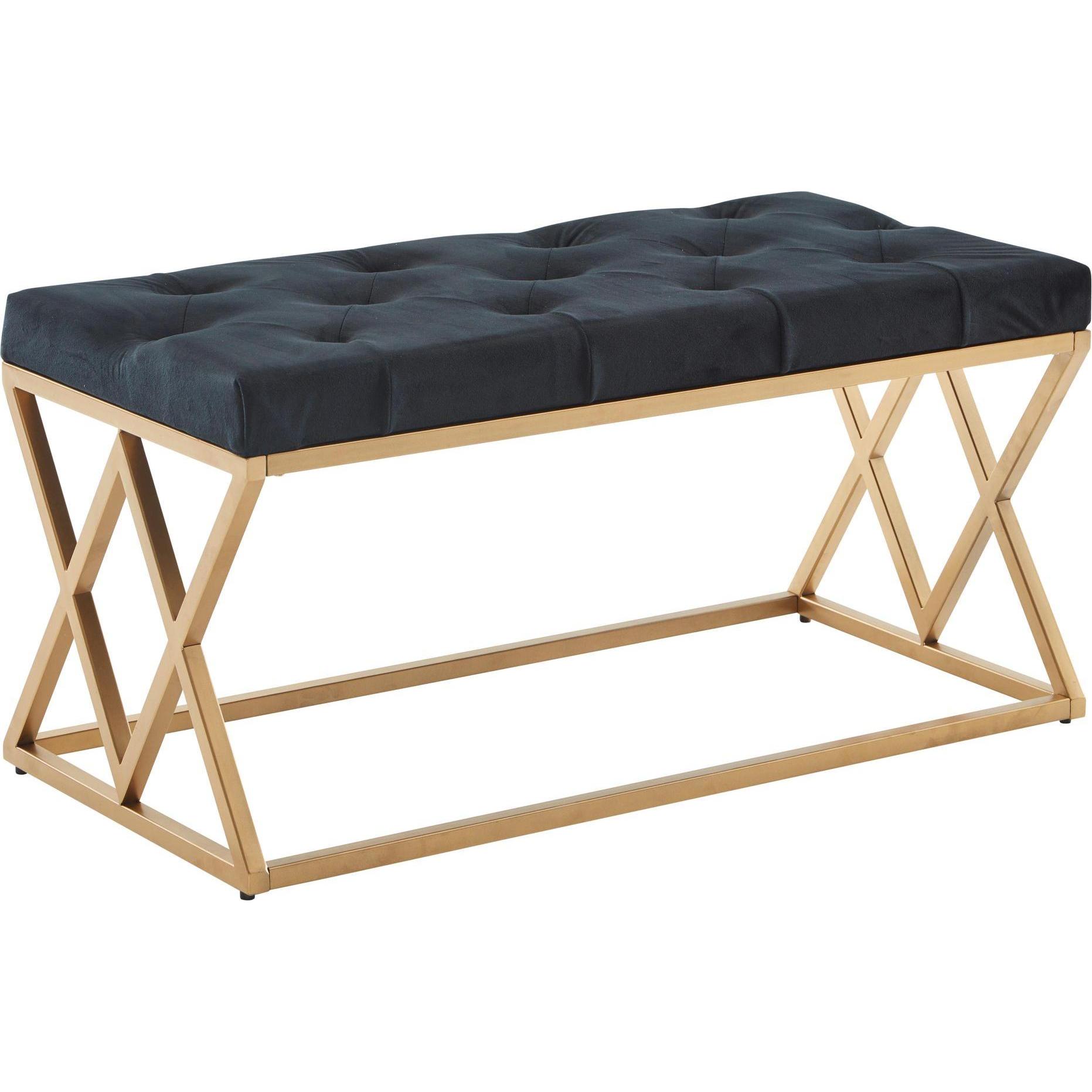 Wohnling, Sitzbank, Samt (90 cm)