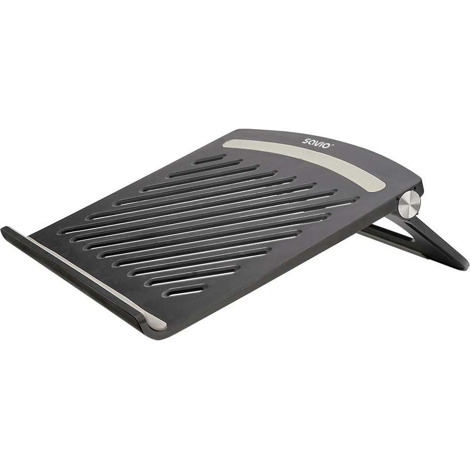 Thumbnail - Savio Laptop Ersatz Laptop Office Tablet Kunststoff PB-02, Notebook Ständer, Schwarz