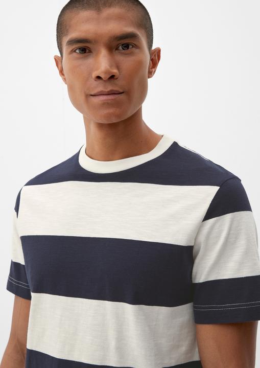 Produktbild s.Oliver T-Shirt mit Blockstreifen (L)