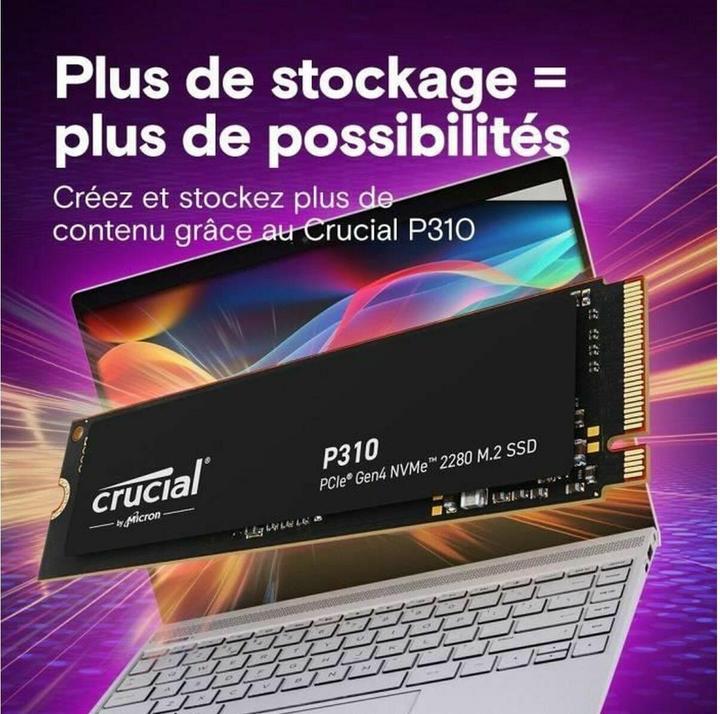 Actual product image Crucial P310 (4000 GB, M.2, M.2 2280)