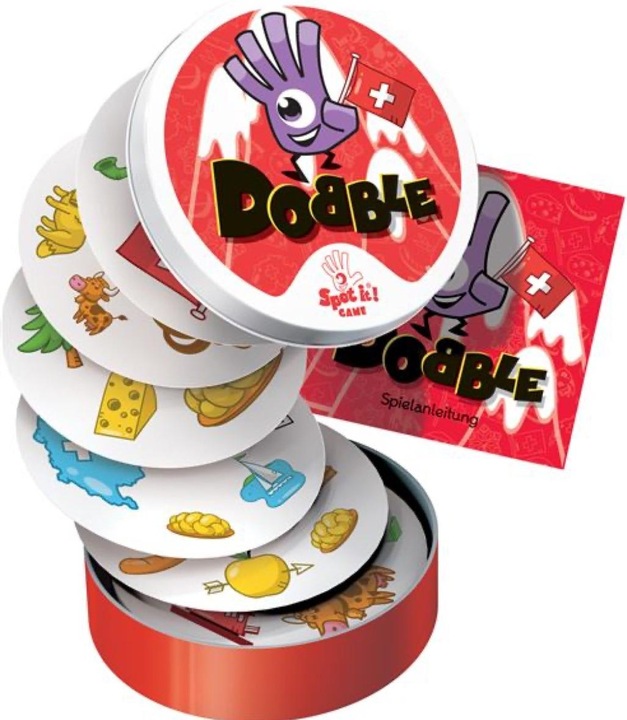 Image du produit Asmodée Dobble Swiss (Italien, Allemand, Français)