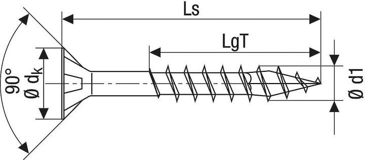 Produktbild Spax Senkmultikopf T-Star Plus T20 Teilgewinde Wirox (500 Schrauben pro Stück)