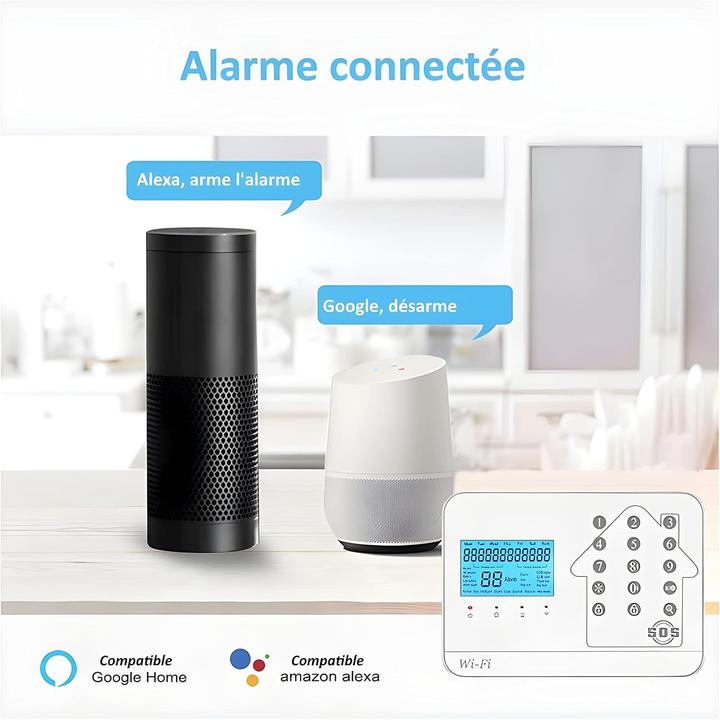 Actual product image LifeBox Wireless WiFi and GSM Home Alarm System with Internal Camera and Smartphone Control