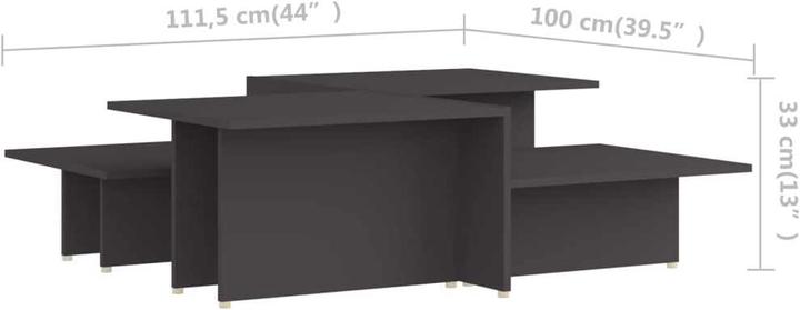 Immagine prodotto vidaXL Couchtisch (111,5 x 50 x 33 cm)