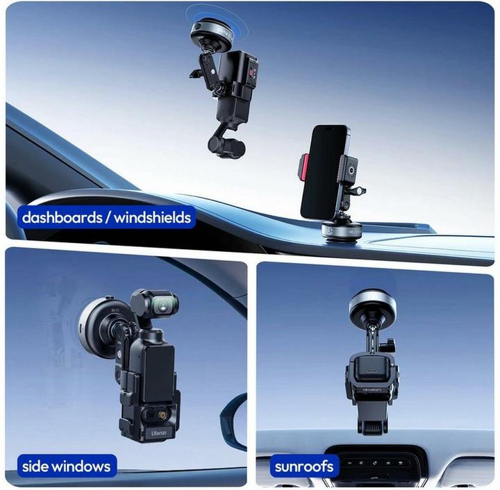 Actual product image Ulanzi SK 23 Electric Suction Base with 1/4" Screw