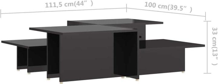 Immagine prodotto vidaXL Couchtisch (111,5 x 50 x 33 cm)