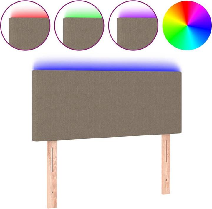 Image du produit vidaXL LED Kopfteil (80 x 5 x 88 cm)