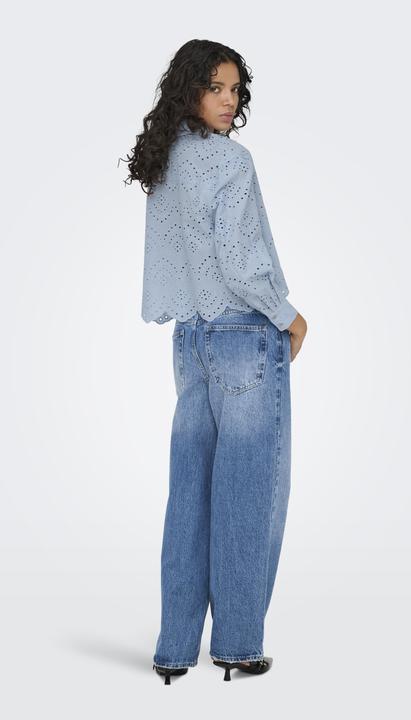 Image du produit Only Coupe décontractée Col chemise Manches avec bouton Épaule basse Chemise (S)