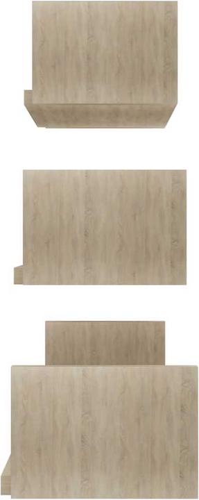 Produktbild VidaXL Venyamin (60 x 15 x 10 cm, 45 x 15 x 10 cm, 30 x 15 x 10 cm)