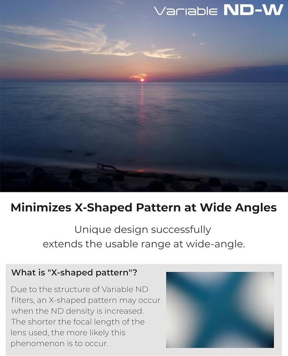 Actual product image Kenko Variable ND Filter (82 mm, Neutral density filter)