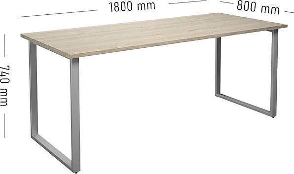 Produktbild kaiserkraft Mehrzwecktisch DUO-O (180 x 80 x 74 cm)