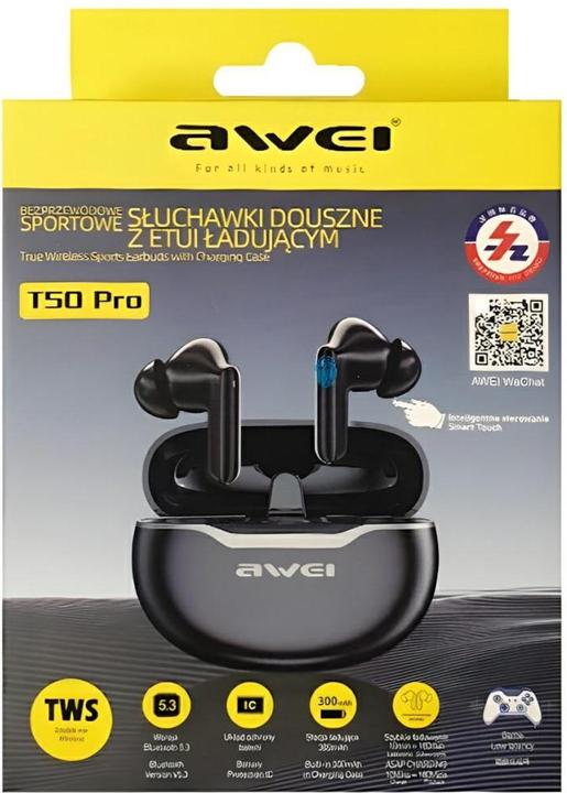 Actual product image Awei T26 Pro (No noise cancellation, 7 h, Wireless)