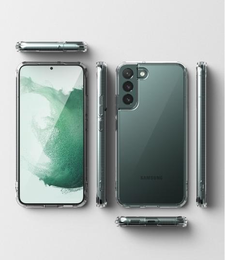 Actual product image Ringke Fusion tpu case with frame for Samsung galaxy s22 + (s22 plus) transparent (Samsung Galaxy S22+)