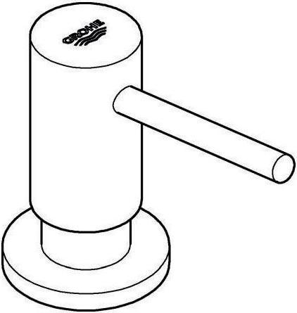 Image du produit Grohe Distributeur de liquide vaisselle COSMOPOLITAN f savon liquide co sun