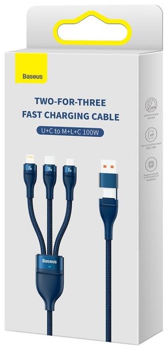 Produktbild Baseus Flash Series II (1.20 m, USB 3.2 Gen 1, 100 W)
