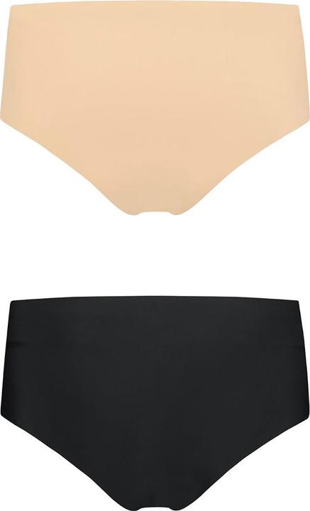 Produktbild Bye Bra Invisible High Brief Nude + Black (L, 2er Pack)