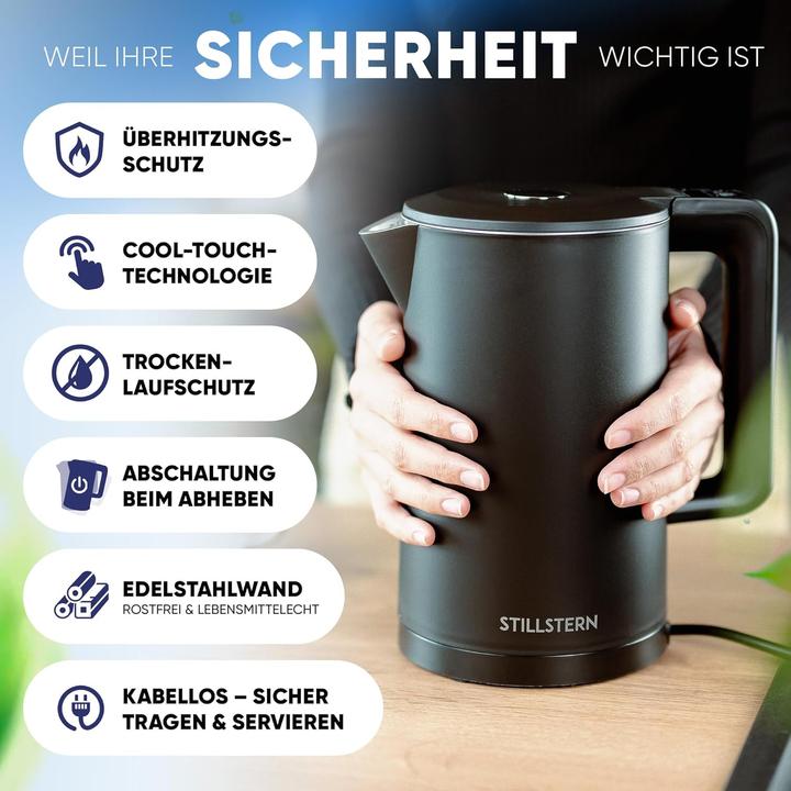 Image du produit Stillstern Wasserkocher mit Temperatureinstellung (1.70 l)