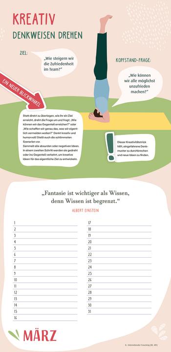 Produktbild Immerwährender Teamkalender. Für ein gutes Miteinander