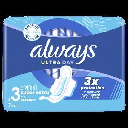 Produktbild Always Ultra Super Extra Damenbinden (7 x)