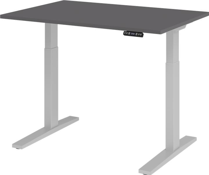 Produktbild Hammerbacher Sitz-Steh-Schreibtisch el.120x80cm Graphit