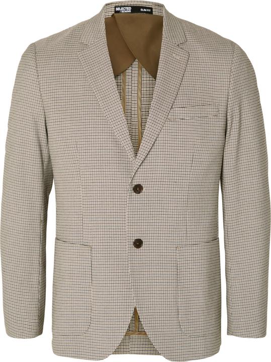 Actual product image Selected Slim Fit Check Blazer (50)