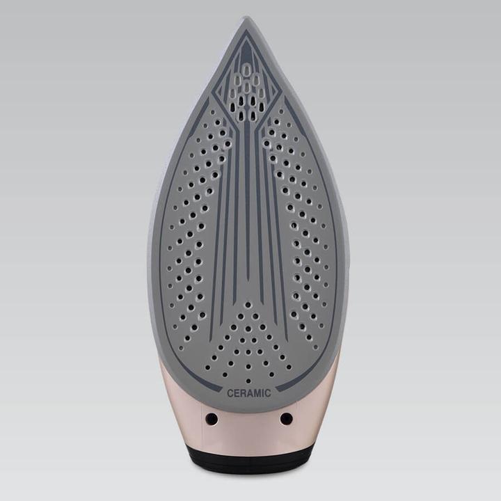 Actual product image Maestro MR-320C Dampfbügelstation 2400 W 1 5 l Keramik-Bügelsohle Schwarz Rosa-Goldfarben (2400 W)