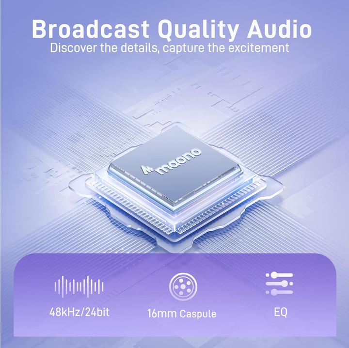 Actual product image Maono DM40 S Pro Microphone (white)