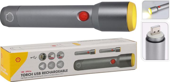 Produktbild Rainx Taschenlampe LED 270 Lumen, USB Aufladbar, 3 Leuchtmodi (15.20 cm, 270 lm)