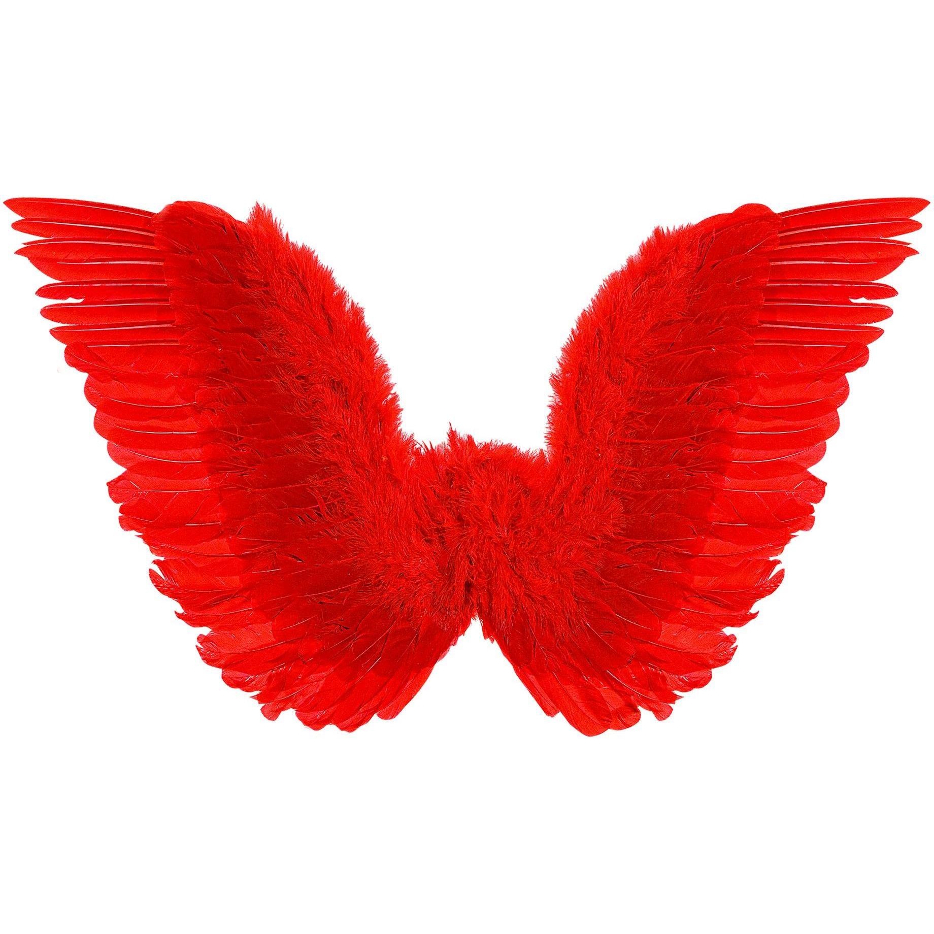Widmann Rote Federflügel 78x36cm