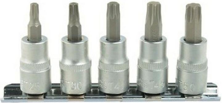 Image du produit GEKO Jeu d'embouts TORX, 5 pièces, 3/8, T25-T50