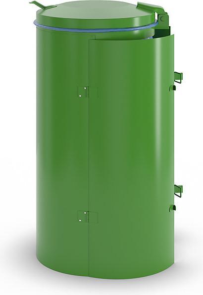 Produktbild kaiserkraft Stahlblech-Abfallsammler für 120-l-Sack (120 l)