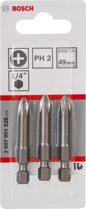 Productafbeelding Bosch Professional Zubehör Schrauberbit Extra-Hart (Cross Phillips PH)