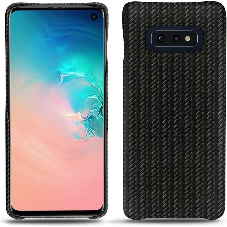 Thumbnail - Noreve Lederschutzhülle (Samsung Galaxy S10e), Smartphone Hülle, Schwarz