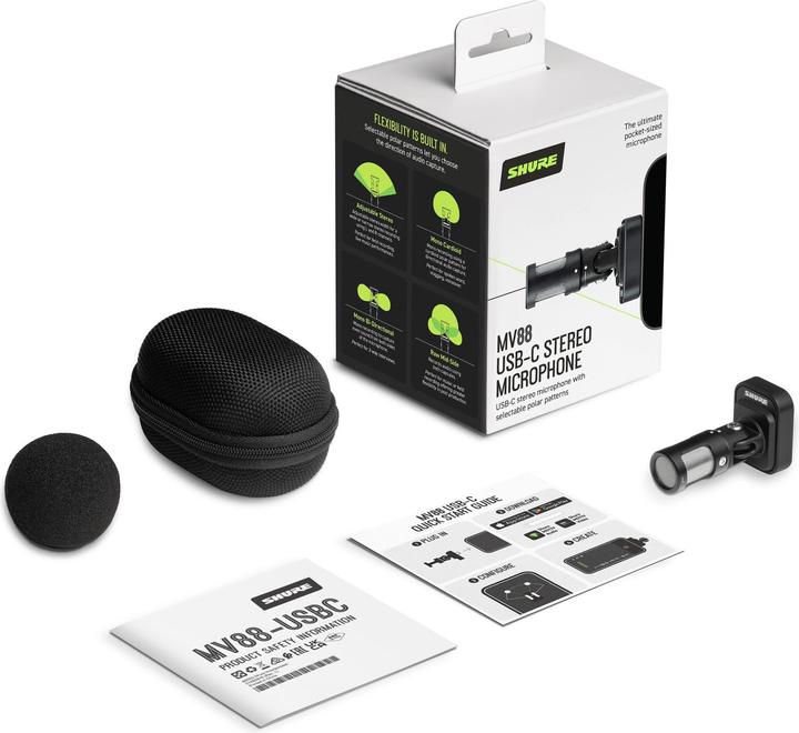 Actual product image Shure MV88 USB-C