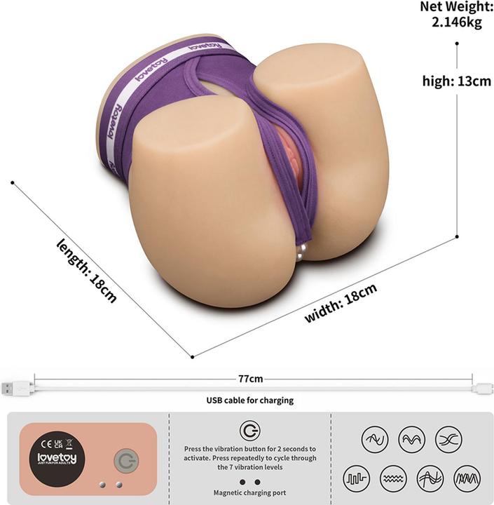 Actual product image Lovetoy Streetgirls Dual Motor Sensation Pulse