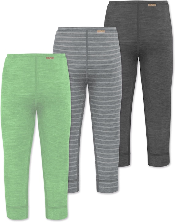 Produktbild Normani 3er Pack Baby Merino Hose Unterhose „Tihoi" - 9509 (74)